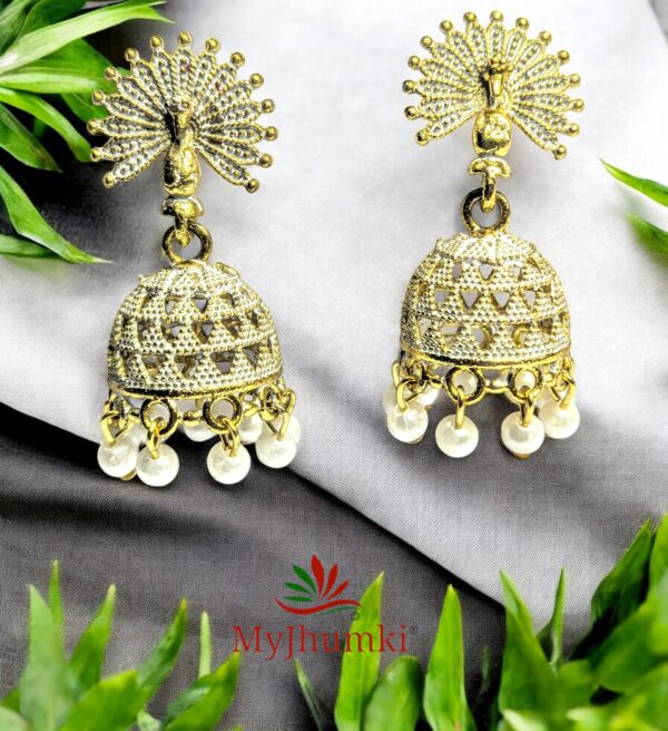 Oxidised Jhumka Earring For Women